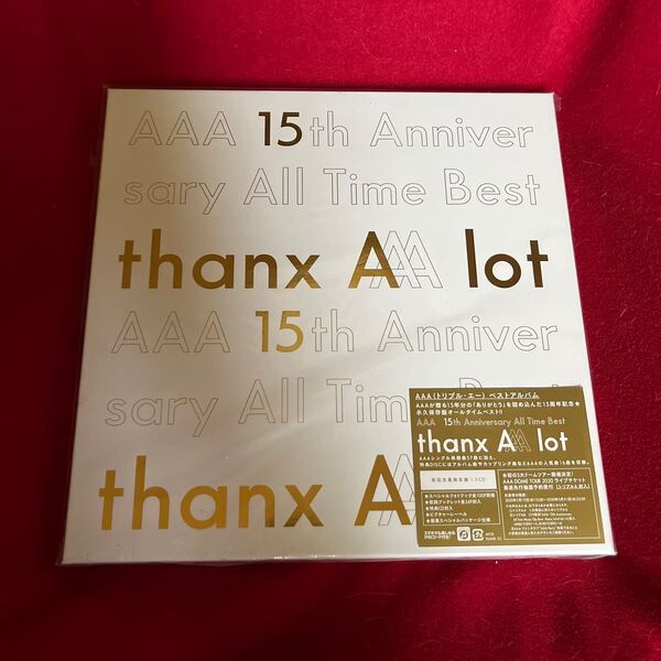 新品 初回生産限定盤 AAA 5CD/AAA 15th Anniversary All Time Best -thanx AAA