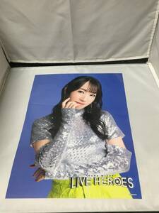 BD(BLU-RAY)　水樹奈々　NANA MIZUKI LIVE HEROES　ゲーマーズ特典　クリアポスターのみ