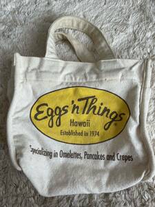 ハワイ限定　Eggs ’n Things エッグスンシングス　ハンドバッグ　ランチバッグ