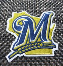 B/Mロゴ（大麦）◆MLBミルウォーキー・ブルワーズ Milwaukee Brewers『 M』野球ベースボール刺繍ワッペン◆メジャーリーグ■激渋■ 衣服DIY_画像9