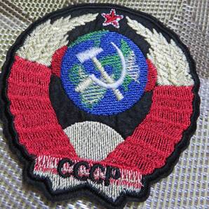 地球穀物◆新品 CCCP■ソ連 ソビエト レッドスター 現ロシア 刺繍ワッペン 激渋◇コスプレ・ミリタリー◎スポーツ観戦の画像4