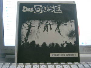 Disfuse : Power Of Idea パワーオブイディア/Ferocious Badness : Direction Of Power 300枚限定 Split 赤盤7“ TDF Senseless Apocalypse