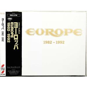 Europe / 1982-1992 ◇ ヨーロッパ / 1982-1992 ベスト・アルバム ◇ ジョーイ・テンペスト / ジョン・ノーラム ◇ 国内盤帯付 ◇
