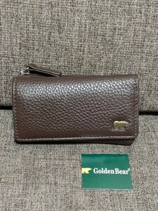 ☆【Golden Bear】キーケース☆小銭入れ☆レザー☆メンズ☆新品☆ブラウン【192】