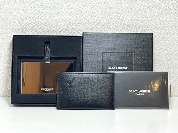 ★超破格セール★ 新品未使用　Saint Laurent ミラー付きカードケース