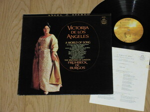 ENGLAND盤☆ヴィクトリア・デ・ロス・アンヘレス/A WORLD OF SONG（輸入盤）/VICTORIA DE LOS ANGELES