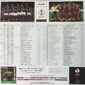 ★2002FIFAワールドカップ★日本ベルギー戦スタメン表★