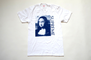 XLサイズ！新作18Supreme Mona Lisa Tee Tシャツ白シュプリーム モナリザ