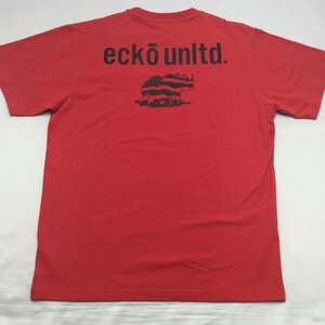 【送料無料】【新品】ecko unltd. メンズ半袖Ｔシャツ（コットン100％）　　LL　2L 　 レッド★32253