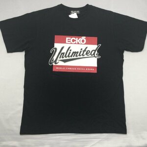 【送料無料】【新品】ecko unltd. メンズ半袖Ｔシャツ（コットン100％）　　LL 　2L　 　ブラック★32252