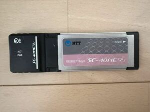 【中古現状品】NTT 無線LANカード SC-40NE(2) 中古