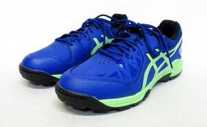 ④*asics* гандбол обувь *GEL-PEAKE*1113A023-402*MONACO BLUE/BRIGHT LIME*24.5* уличный пальто для *