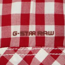 G-STAR RAW ジースター ロウ 【TACOMA SHIRT S/S】 春夏 半袖 ワーク ギンガム チェック シャツ Sz.S　メンズ　A3T05988_5#A_画像4