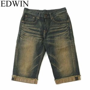 EDWIN エドウィン 50537 ヴィンテージ加工★ クロップド デニム パンツ ジーンズ Sz.30　メンズ　A3B02859_6#P