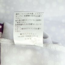 CLUNK クランク 春夏 ロゴワッペン★ 羽根刺繍 ドット柄 総柄 半袖 ポロシャツ Sz.M　メンズ 紫色 ゴルフ 日本製　A3T06771_6#A_画像10