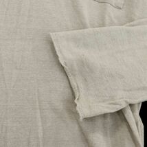 nonnative ノンネイティブ 【ROAMER POLO TEE QS COTTON MARBLE JERSEY】 カットオフ 7分袖 襟付き Tシャツ Sz.1　メンズ　A3T07557_6#A_画像5