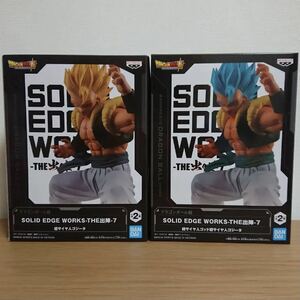 在庫2 ドラゴンボール超 SOLID EDGE WORKS THE出陣 7ゴジータ フィギュア 全2種セット 新品未開封 バンプレスト 孫悟空 ベジータ 激レア