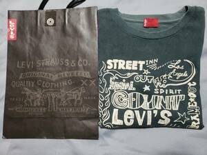 中古品 Tシャツ Levi's(リーバイス) RED TAB(レッドタブ) 黒色 Sサイズ 紙袋付　★送料無料★