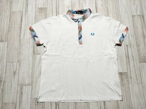 FRED PERRY（フレッドペリー）マドラスチェック ポロシャツ型番F1147 サイズ：Ｌ　mkw.tokyo1602