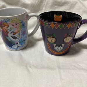 未使用 スーベニア マグカップ ダッフィ アナ雪