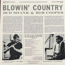 LP■JAZZ/Bud Shank/Blowin' Country/WP 1277/美品美盤/バド・シャンク/ボブ・クーパー_画像2
