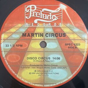 LP■12inch/Disco/Martin Circus/Disco Circus/SPEC 1223/再発/マルタン・サーカス