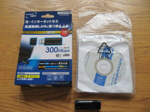 ＜ELECOM Logitec LAN-W300NU2E＞パソコン用Wi-Fi子機①