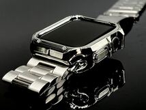 Apple Watch ロイヤルシルバーⅡ　カスタムバンド　セット　ケース　アップルウォッチ_画像7