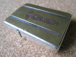 ZIPPO 『Seven Stars セブンスター 懸賞当選品』2007年6月製造 アーマー ダメージ加工 ゴールド シルバーオイルライター ジッポ 廃版激レア