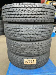 送料無料　E1021 YOKOHAMA ice GUARD IG91 145/80r12 80/78N LT 鉄ホイール ホイール付き中古スタッドレスタイヤ4本セット 4穴/4H PCD100