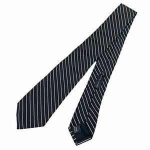 Ralph Lauren Black Label / Ralph Lauren Black Label black stripe necktie silk Jaguar do Italy made 
