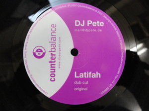 DJ Pete Latifah オリジナル原盤 12 アグレッシブ TECHNO CLASSIC 12 　視聴