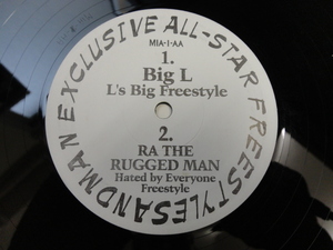 Big L - L's Big Freestyle オリジナル原盤 Exclusive All-Star Freestylesandman 12 激渋フリースタイル Lost Boys / R.A. The Rugged Man