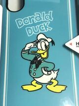 匿名送料込 iPhoneX用カバー 耐衝撃ケース ディズニー Disney ドナルドダック Donald Duck ストラップホール アイホン10 アイフォーンX/SQ5_画像2