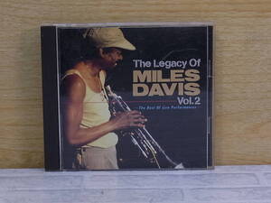 △F/173●ジャズ音楽CD☆マイルス・デイビス MILES DAVIS☆ザ・レガシー・オブ・マイルス・デイビス☆中古品