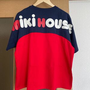 【美品】ミキハウス★バックロゴＴシャツ★M