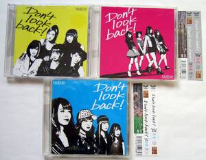 【CD+DVD】★NMB48★Don't look back! 限定盤★TYPE ABC 3枚★