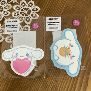 2 sheets set sale Sanrio sticker made in Japan postage 84 jpy new goods Cinnamoroll 