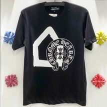 【ドーバー限定商品】CHROME HEARTS (クロムハーツ) ×COMME des GARCONS コムデギャルソン コラボTシャツ ブラック XLサイズ Tee_画像1