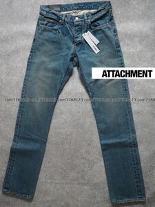 Новая 24 000 долл. США [привязанность] джинсовая джинсовая стройная привязанность мужская винтажная обработка kumagai kumagai джинсы джинсы кумагай