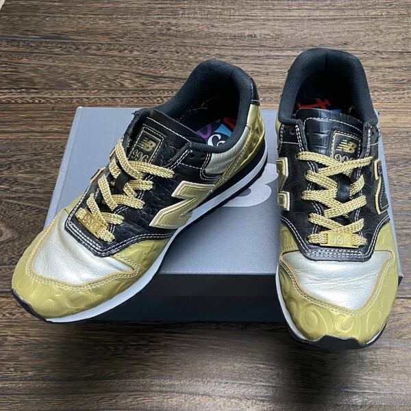 ニューバランス 996シリーズ フランクミュラー FRANCK MULLER × NEW BALANCE CM996 GOLD ゴールド 25cm CM996FMG（トート付き）