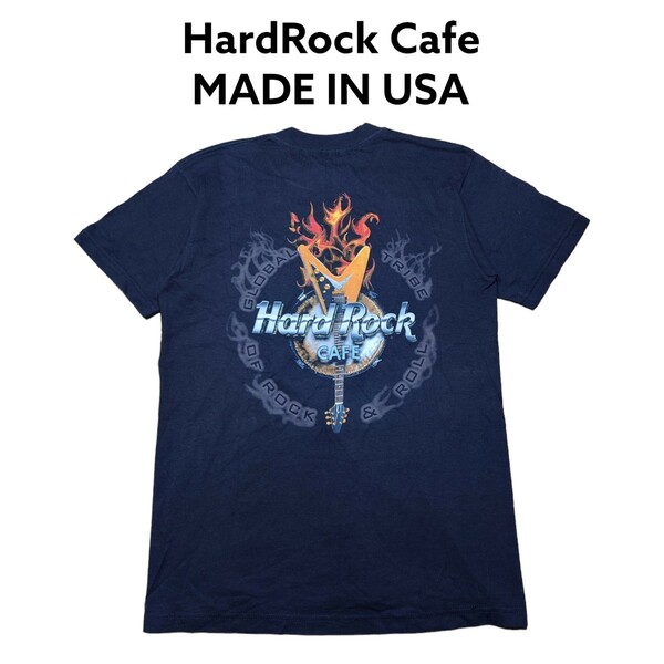 USA製　HardRockCafe　ビッグプリントTシャツ　ハードロックカフェ