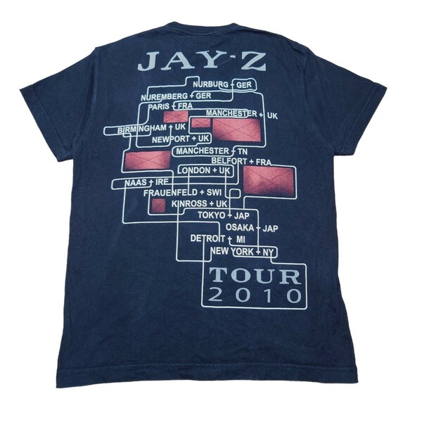 2010　Jay-Z　ツアーTシャツ　古着　hiphop　ジェイZ