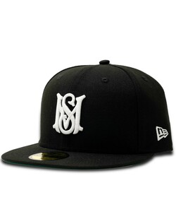 NEW ERAxMFC STORE 59FIFTY 5th ANNIVERSARY MS LOGO CAP 黒 7 1/2 59.6センチ 完売品 MFC STORE 