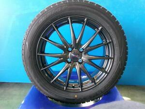 4本セット 195/60R17 ダンロップ ウインターマックス02 WM02 WEDS VELVS SPORT2 17インチ 6.0J ET40 4H100 ライズ ロッキー ガソリン