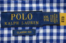 【新品】ラルフローレン ■ オックスフォードチェックシャツ ■ XXL ■ ブルーギンガムチェック POLO RALPH LAUREN 正規品_画像4