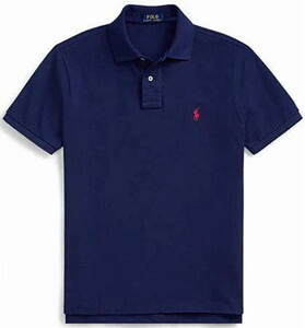 【新品】ラルフローレン ■ 鹿の子ポロシャツ ■ メンズ XL / US L ■ ネイビー POLO RALPH LAUREN 正規品