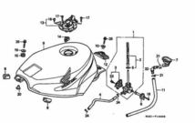 ホンダ純正品 CBR250RR MC22 フューエルホース 16955KAZ000 純正部品 チューブ ガソリンホース HONDA GENUINE PARTS 新品_画像3