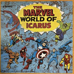 ●ICARUS / THE MARVEL WORLD OF ICARUS ※ ブート (Unofficial)盤 LP【 Pye International NSPL 28161 】1997年発売 John Etheridge /WOLF