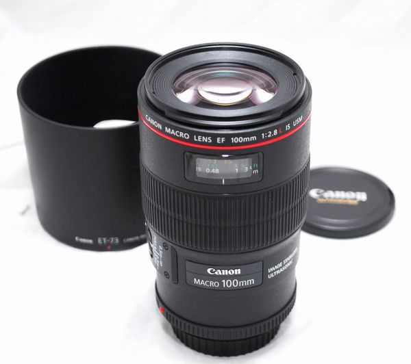 新品級の超美品・純正フード付き】Canon キヤノン MACRO EF 100mm F2.8